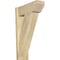 Ekena Millwork Traditional Slat Rough Sawn Outlooker, Douglas Fir, 8"W x 22"D x 34"H OUT08X22X34TRA06RDF - alternate 1